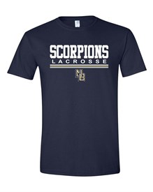 NB Lacrosse Soft Style Navy T-Shirt - Orders due Monday, April 10, 2023